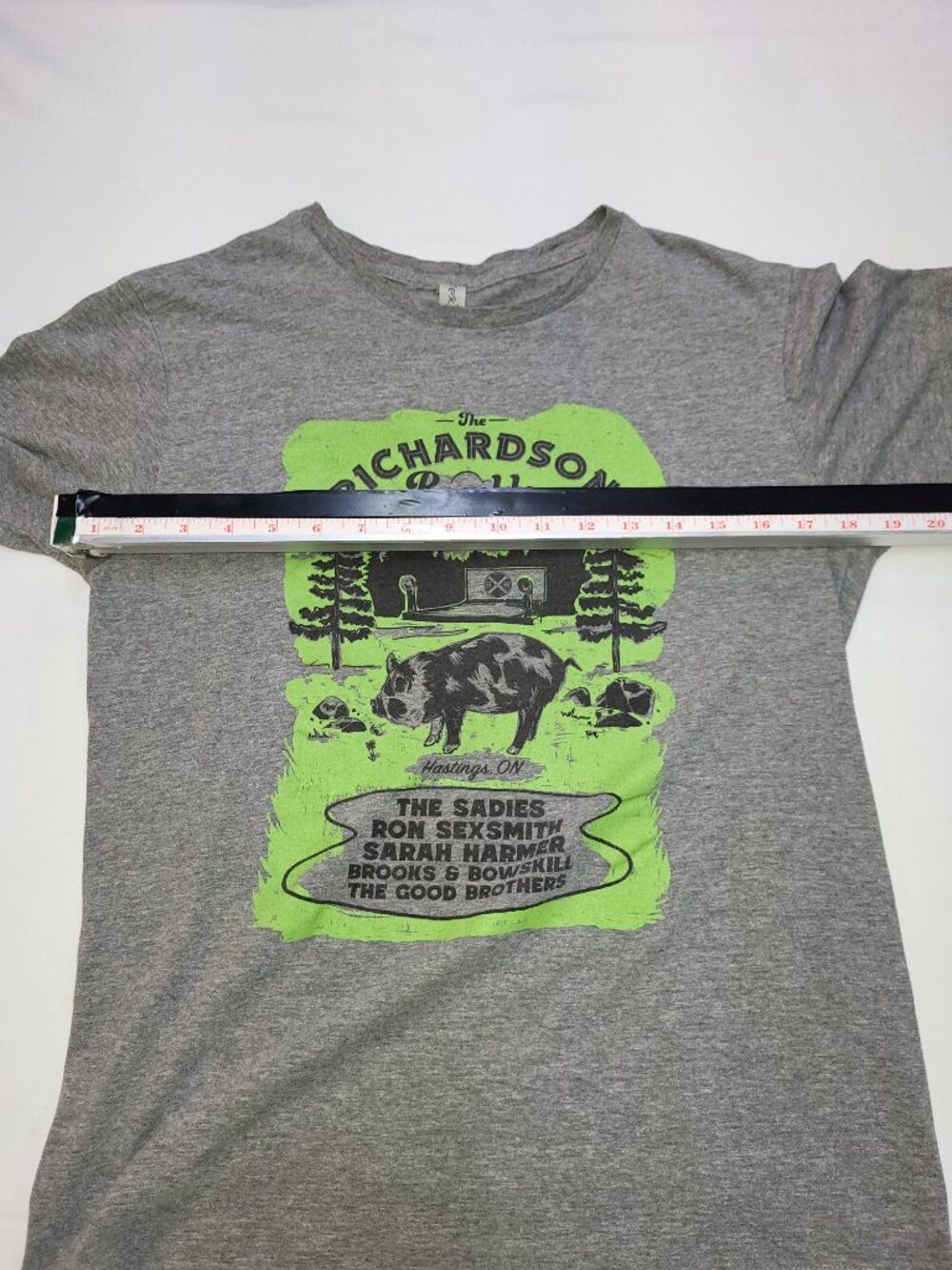 MillTex Richardson Ramble 2023 Hastings Ontario Concert T-Shirt Men's Medium - Picture 8 of 11